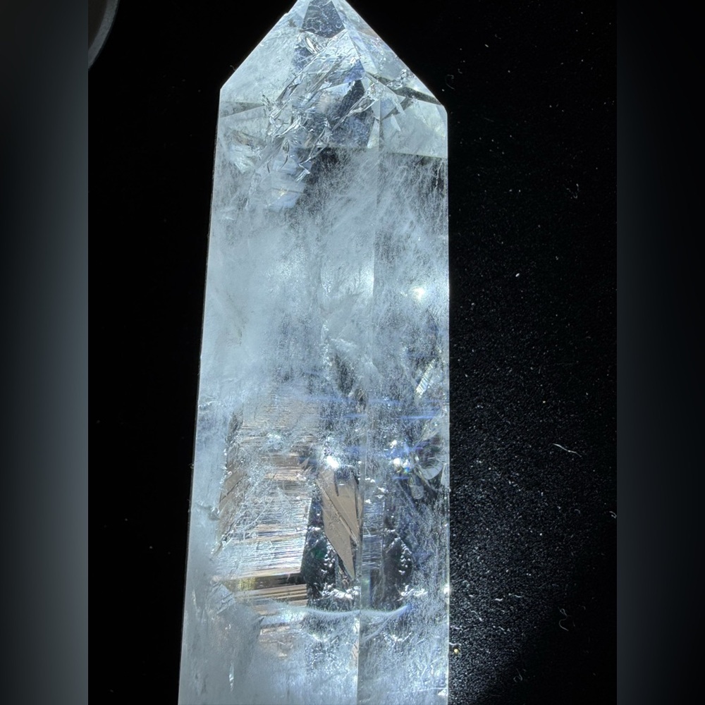 Blue Needle Quartz Tower - Picture 2 of 6